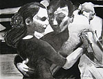 2011, Charcoal drawings 50x65cm - taken from « Invitation au Tango », photos by Pedro Lombardi, Éditions du Collectionneur