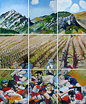 2006, Polyptych of 9 pieces: 3x4m, oil on canvas