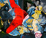 2011, Polytych of 4 pieces: 2x2,40m, oil on canvas