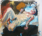 2009, oil on cardboard 32x34cm